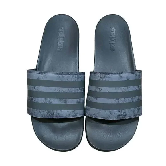 Adidas Slide in Charcoal adidas Adilette Comfort Slides - Grey | Free Shipping with  main image 3